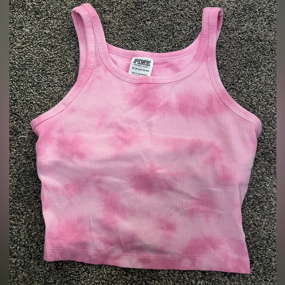 PINK!! Thank top! Super nice fit/built in bra!